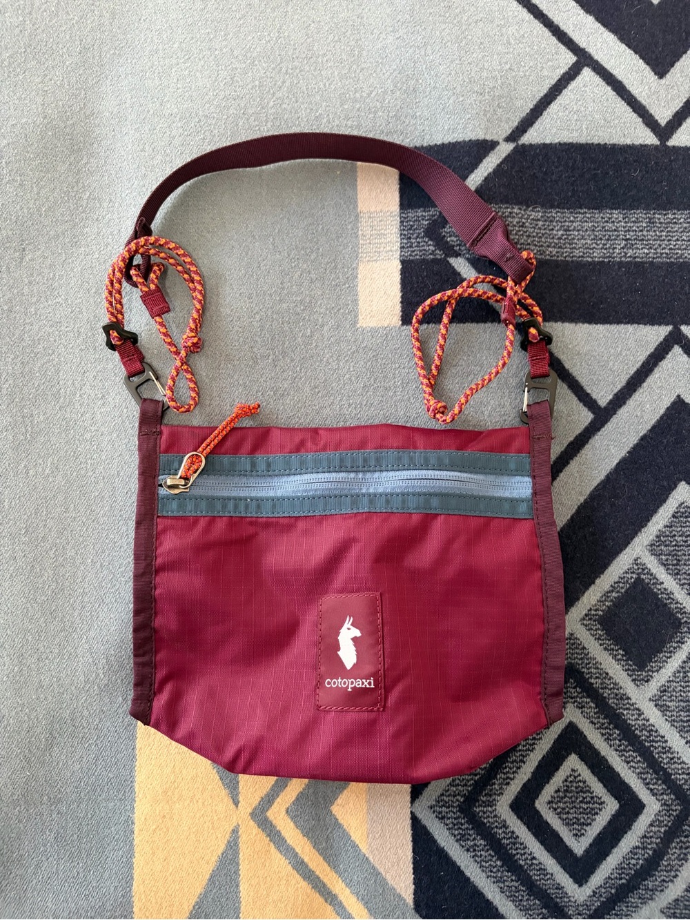 cotopaxi Maroon Crossbody Messenger Bag